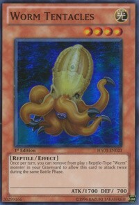 Worm Tentacles Card Front