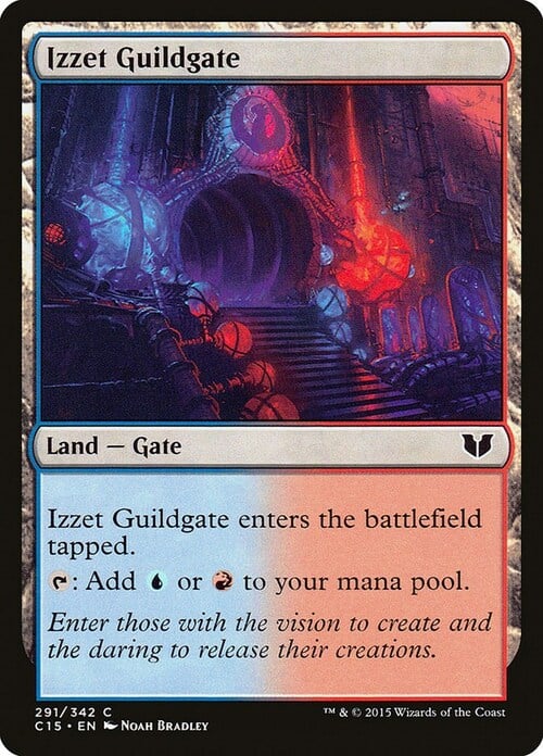 Izzet Guildgate Card Front