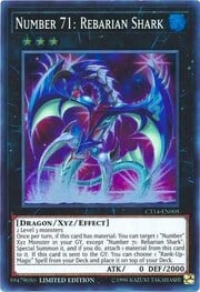 Number 71: Rebarian Shark · Super Rare 005