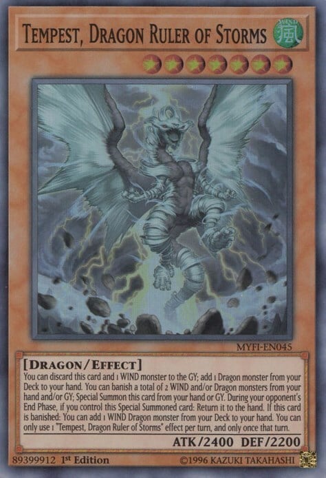 Tempest, Drago Sovrano delle Tempeste Card Front