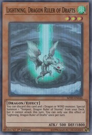 Lightning, Dragon Ruler of Drafts · Super Rare 046