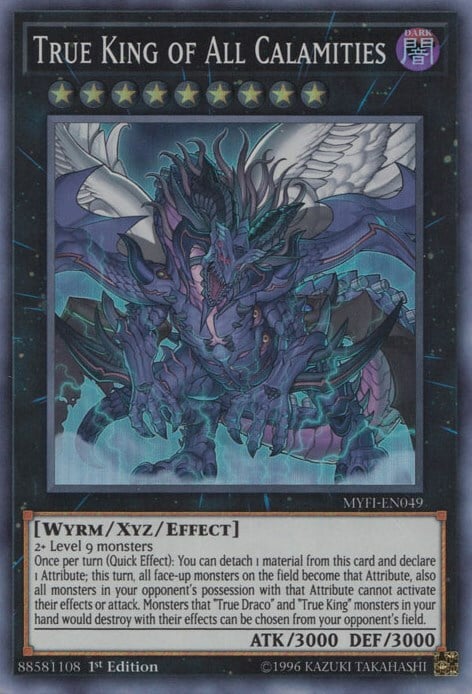 True King of All Calamities Card Front