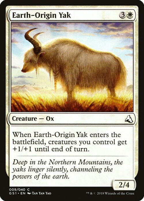 Earth-Origin Yak Card Front