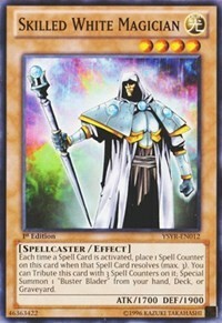 Skilled White Magician Card Front