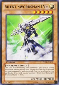 Silent Swordsman LV5 Card Front