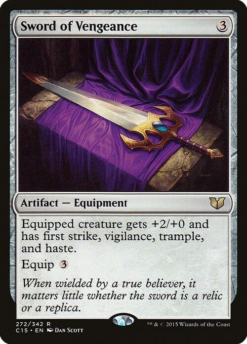 Sword of Vengeance Card Front