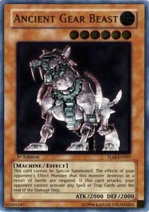 Ancient Gear Beast Card Front