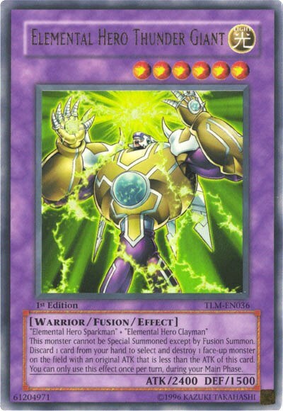 Elemental Hero Thunder Giant Card Front