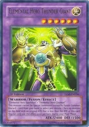 Elemental Hero Thunder Giant · Ultra Rare 036