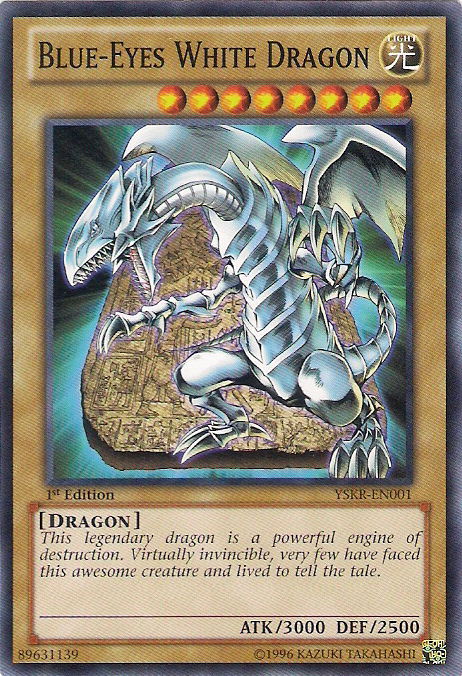 Blue-Eyes White Dragon Card Front