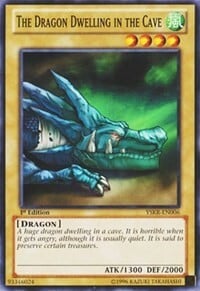 Il Drago Abitante nella Caverna Card Front