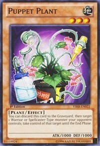 Puppet Plant Card Front