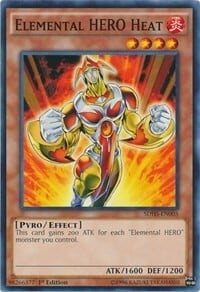 Elemental HERO Heat Card Front