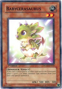 Babycerasaurus Card Front