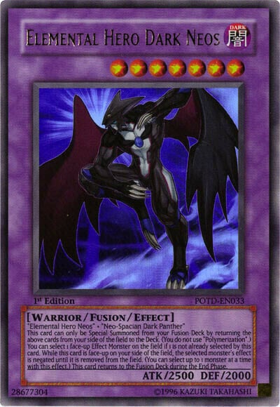 Elemental Hero Dark Neos Card Front