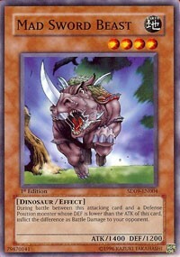 Mad Sword Beast Card Front