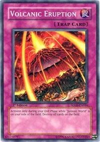 Volcanic Eruption Card Front