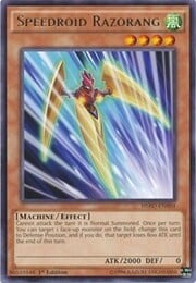 Speedroid Razorang · Rare 004