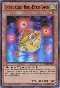 Speedroid Red-Eyed Dice Card Front