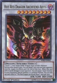 Hot Red Dragon Archfiend Abyss Card Front