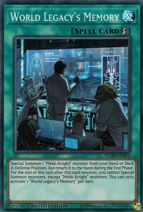 World Legacy's Memory Card Front