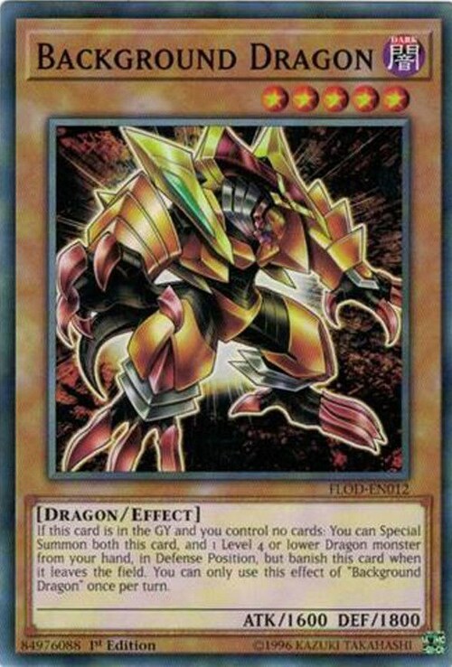 Background Dragon Card Front