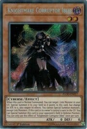 Knightmare Corruptor Iblee · Secret Rare 017sec