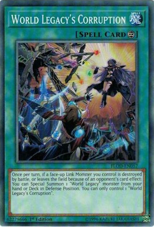 World Legacy's Corruption Card Front
