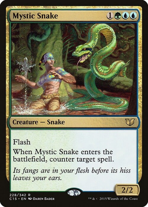 Mystic Snake Card Front