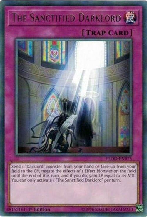 The Sanctified Darklord Card Front