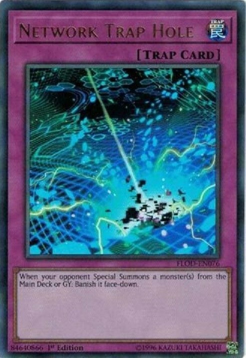 Network Trap Hole Card Front
