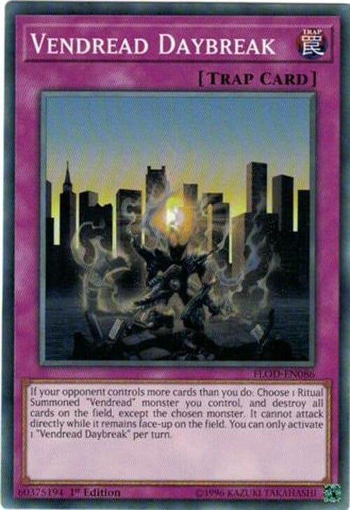 Vendread Daybreak Card Front