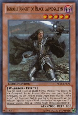 Ignoble Knight of Black Laundsallyn Card Front