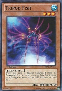 Tripod Fish Card Front