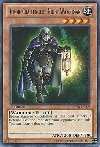 Heroic Challenger - Night Watchman Card Front