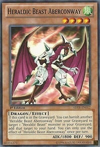 Heraldic Beast Aberconway Card Front