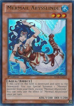 Mermail Abysslinde Card Front