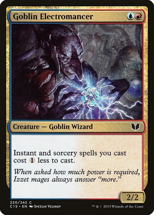 Elettromante Goblin Card Front
