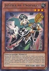 Justice of Prophecy Card Front