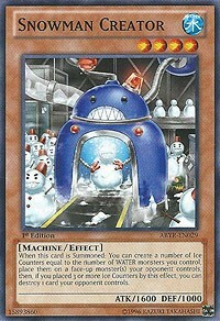 Snowman Creator Card Front