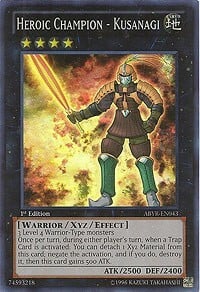 Heroic Champion - Kusanagi Card Front