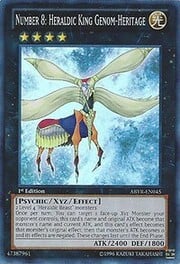 Number 8: Heraldic King Genom-Heritage · Super Rare 045