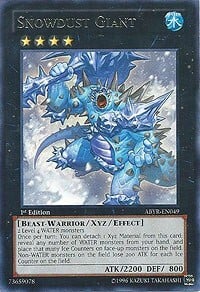 Snowdust Giant Card Front