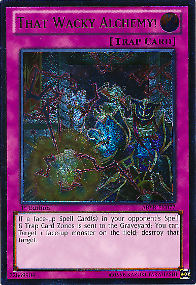 That Wacky Alchemy! Card Front