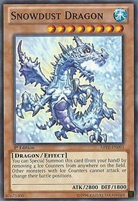 Snowdust Dragon Card Front