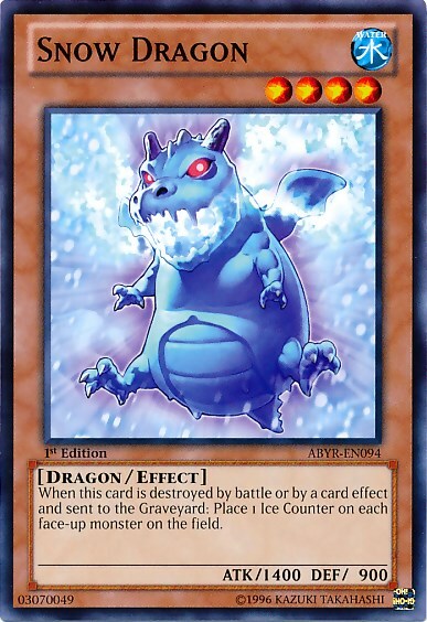 Snow Dragon Card Front