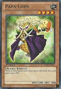 Papa-Corn Card Front