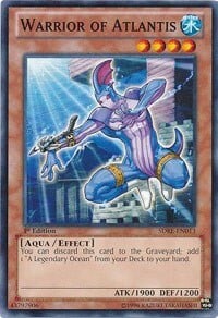 Warrior of Atlantis Card Front