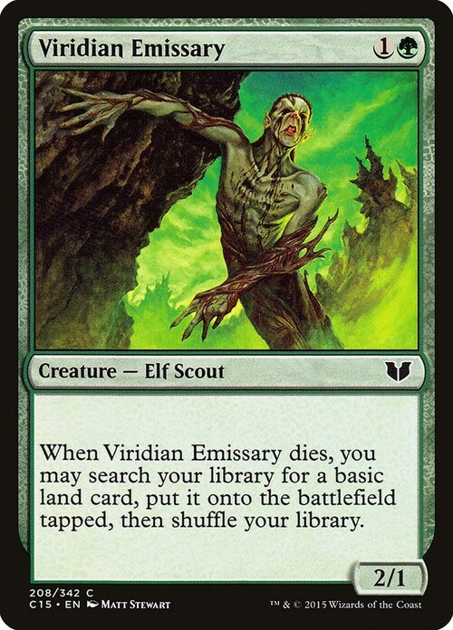Viridian Emissary Card Front