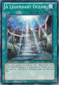 A Legendary Ocean Card Front